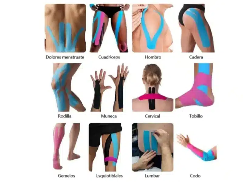 CINTA KINESIOLÓGICA TAPE 5CM X 5M MÁS TIJERA - Imagen 2