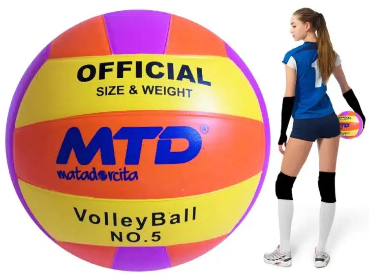 PELOTA PARA VÓLEY TALLA #5 GOMA MTD - Imagen 4