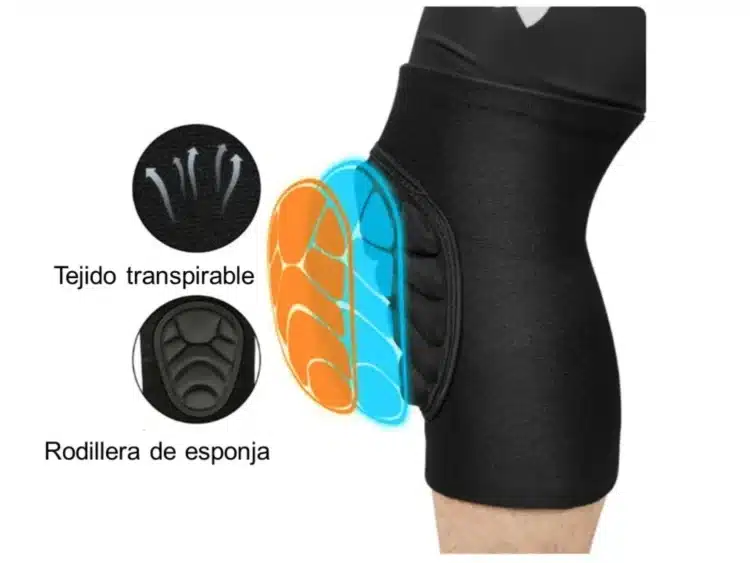 RODILLERAS ACOLCHADA PROTECTORA DEPORTIVA PARA TODO DEPORTE - Imagen 6
