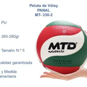 PELOTA PARA VÓLEY TALLA #5 PU PANAL 5000 MT-300 MTD - Imagen 4