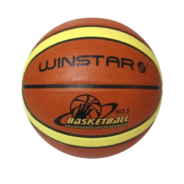 PELOTA PARA BÁSQUET TALLA #5 GOMA CELULAR  WINSTAR - Imagen 5