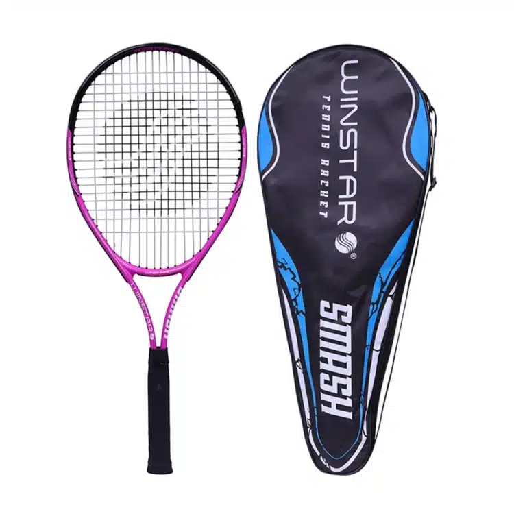 RAQUETA PARA TENIS DE ALUMINIO 27" SMASH EMPUÑADURA 4 3/8 WINSTAR - Imagen 6
