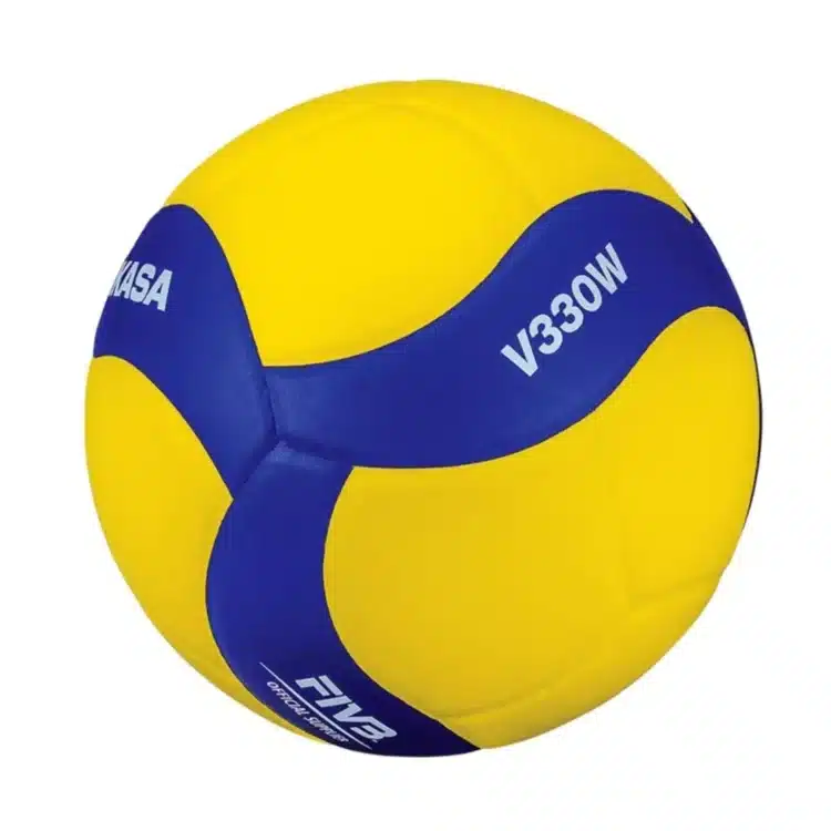 PELOTA PARA VÓLEY TALLA #5 COMPETICIÓN FIVB CUERO PU V330W MIKASA - Imagen 2