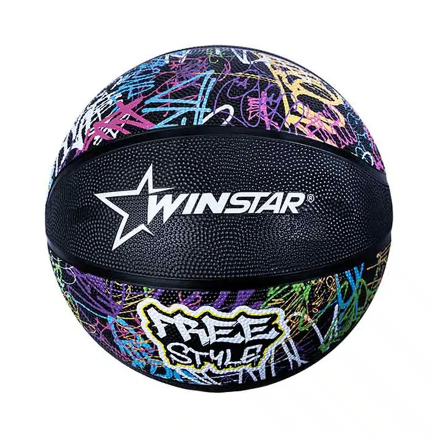 PELOTA PARA BÁSQUET TALLA #5 GOMA FREE STYLE WINSTAR - Imagen 7
