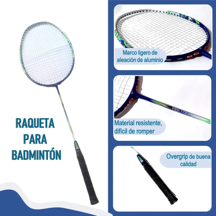 RAQUETAS PARA BÁDMINTON #PRO-7725 TORNEO - Imagen 2
