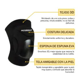 Alternative view of RODILLERAS PARA VÓLEY ESPUMA EVA DEPORMAX