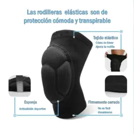 Alternative view of RODILLERAS DEPORTIVA PARA VÓLEY ACOLCHADAS ASTLET