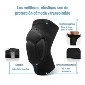 Alternative view of RODILLERAS DEPORTIVA PARA VÓLEY ACOLCHADAS ASTLET