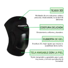 Alternative view of RODILLERAS PARA VÓLEY SILICONA ALTO IMPACTO DEPORMAX