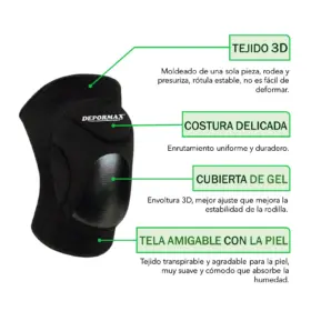 Alternative view of RODILLERAS PARA VÓLEY SILICONA ALTO IMPACTO DEPORMAX
