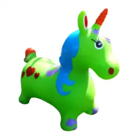 Alternative view of UNICORNIO SALTARIN INFLABLE PARA NIÑOS Y NIÑAS