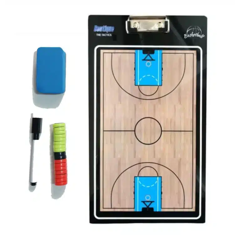 Kit Entrenador Básquet - Red para Aro - Pizarra Táctica - Pelota #7 - Silbato - Imagen 4
