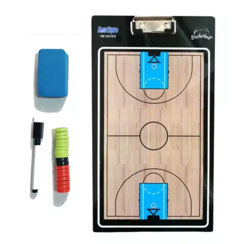 Kit Entrenador Básquet - Red para Aro - Pizarra Táctica - Pelota #7 - Silbato - Imagen 4