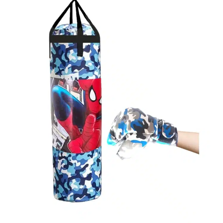 SACO DE BOX INFANTIL CAMUFLADO CON PAR DE GUANTES - Imagen 4