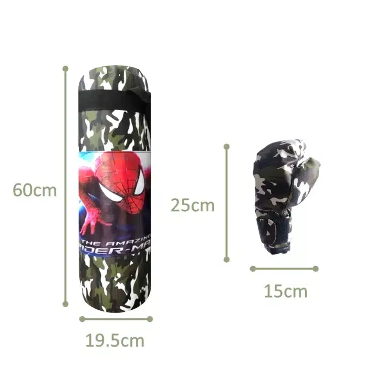 SACO DE BOX INFANTIL CAMUFLADO CON PAR DE GUANTES - Imagen 7