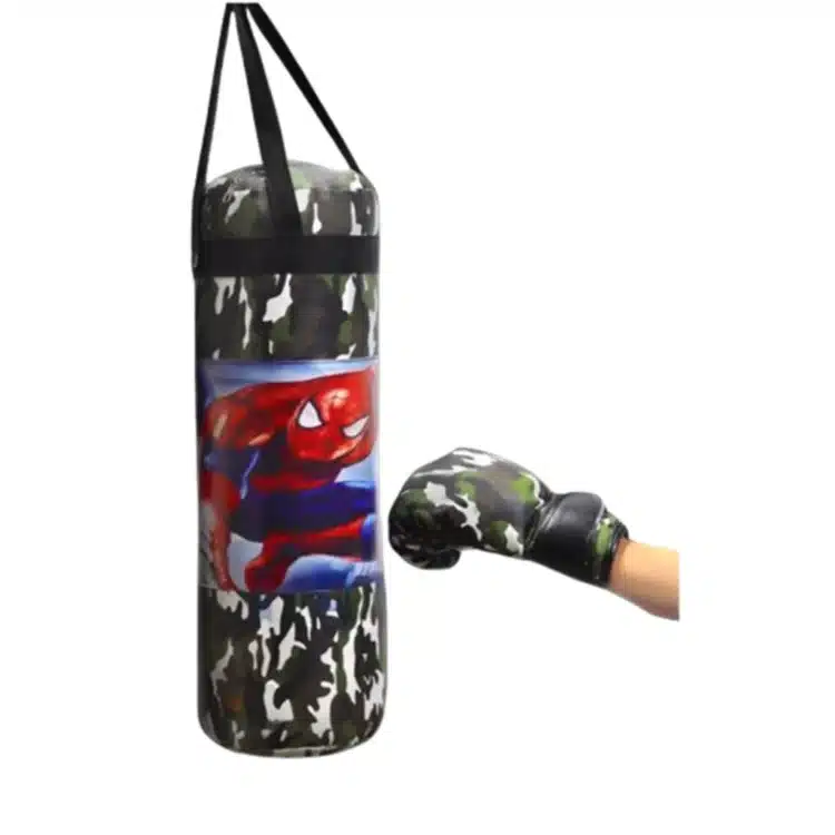 SACO DE BOX INFANTIL CAMUFLADO CON PAR DE GUANTES - Imagen 8