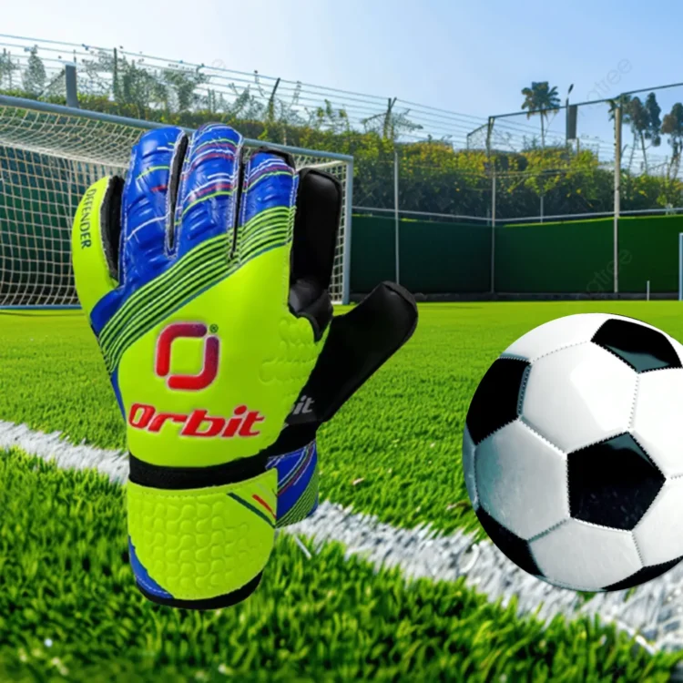 GUANTES PARA ARQUERO FÚTBOL DEFENDER ORBIT JUNIOR - Imagen 3