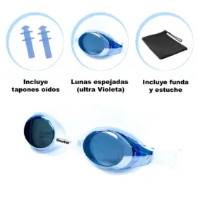 Alternative view of LENTES PARA NATACIÓN ARROW MIRROR PORTO ADULTO