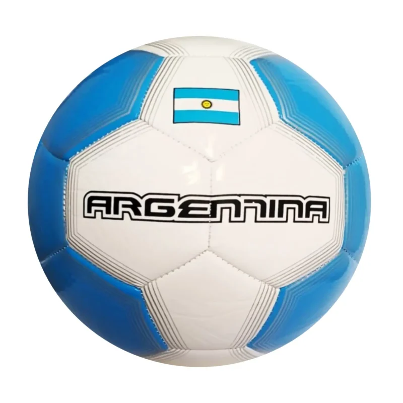 PELOTA PARA FÚTBOL TALLA #5 CUERO COSIDO PAÍSES - Imagen 7