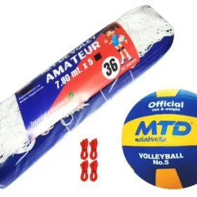 Alternative view of PACK PARA VÓLEY NET AMATEUR Nº 36 MÁS PELOTA GOMA TALLA #5
