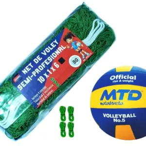 KIT PARA VÓLEY NET SEMIPRO Nº 80 MÁS PELOTA GOMA TALLA #5 - Imagen 7
