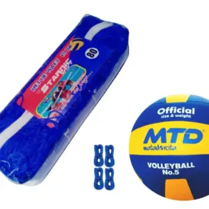 KIT PARA VÓLEY NET SEMIPRO Nº 80 MÁS PELOTA GOMA TALLA #5 - Imagen 3