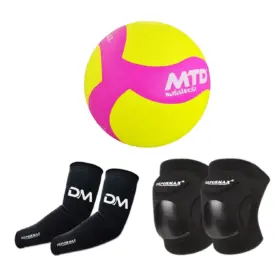 Alternative view of KIT PARA VÓLEY PREMIUM PELOTA PU #5 + RODILLERA GEL + MANGA