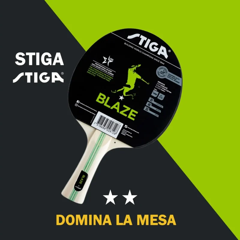 PALETA RAQUETA DE MESA PING PONG 1 ESTRELLA BLAZE STIGA  - Imagen 6