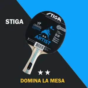 PALETA RAQUETA PARA TENIS DE MESA PING PONG 2 ESTRELLAS ARTIST STIGA  - Imagen 5