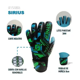 Alternative view of GUANTES PARA ARQUERO DE FÚTBOL SIRIUS SYNER