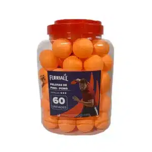 PELOTAS PARA PING PONG 3 ESTRELLAS POTE DE 60 PCS FUBBALL