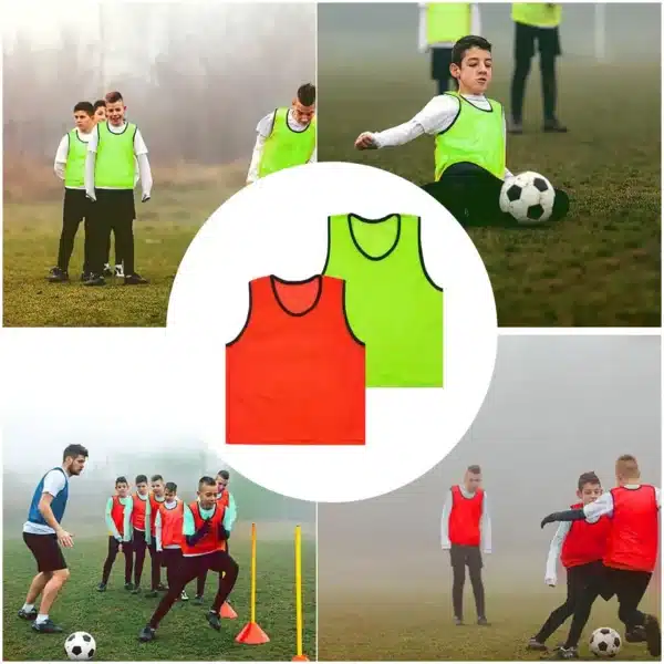 CHALECOS DEPORTIVOS MANGA CERO - PACK DE 6 UNIDADES - Imagen 2