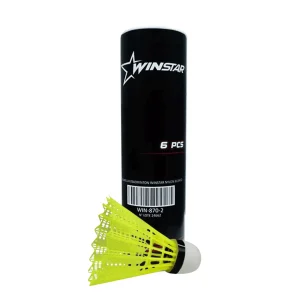 PLUMILLAS PARA BÁDMINTON NYLON WINSTAR – 6PCS - Imagen 4