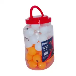 PELOTAS PARA PING PONG 3 ESTRELLAS POTE DE 60 PCS FUBBALL - Imagen 11