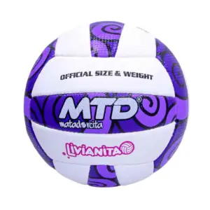 PELOTA PARA VÓLEY TALLA #5 PU/PVC HIBRIDO COSIDO LIVIANITA MTD - Imagen 6