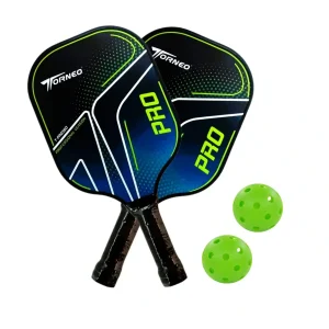 SET DE RAQUETAS PICKLEBALL PADDLE PROFESIONAL FIBRA DE VIDRIO PRO 350 TORNEO - Imagen 6
