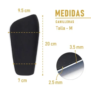 CANILLERAS PARA FÚTBOL CON PORTA CANILLERA DE LYCRA SHOWGOL - Imagen 9