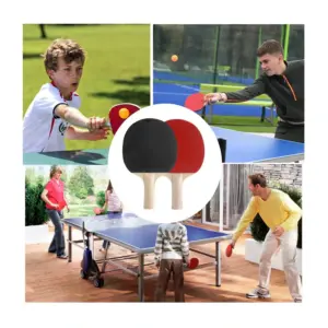 RAQUETAS PALETAS PARA PING PONG IVIA DEPORMAX - Imagen 3