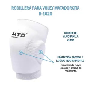 RODILLERAS PARA VOLEY PROFESIONAL PU MTD - Imagen 4
