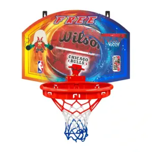 TABLERO DE BÁSQUET PARA PARED MÁS ARO Y RED - RECREATIVO - Imagen 6