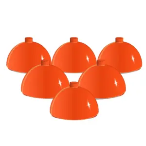 PACK DE 6 BASE SOPORTE DE PVC PARA VARILLA ENTRENAMIENTO DEPORTIVO AL AIRE LIBRE - Imagen 4