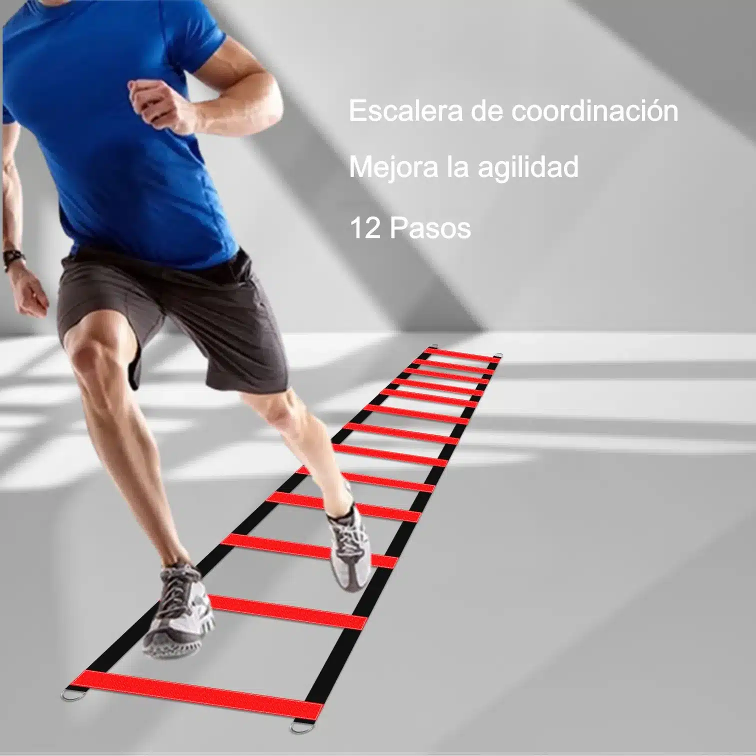 ESCALERA DE 12 PASOS PARA AGILIDAD Y COORDINACIÓN CON BOLSA DE ALMACENAMIENTO - Imagen 7