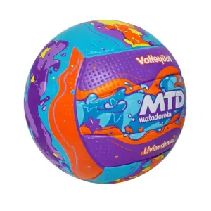 PELOTA PARA VÓLEY #5 GOMA FOAM EXTRA SUAVE LIVIANITA MTD - Imagen 6