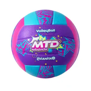 PELOTA PARA VÓLEY #5 GOMA FOAM EXTRA SUAVE LIVIANITA MTD - Imagen 10