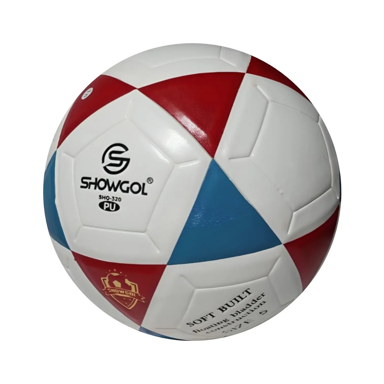 PELOTA PARA FÚTBOL TALLA #5 CUERO PU VULCANIZADO FT SHOWGOL - Imagen 4