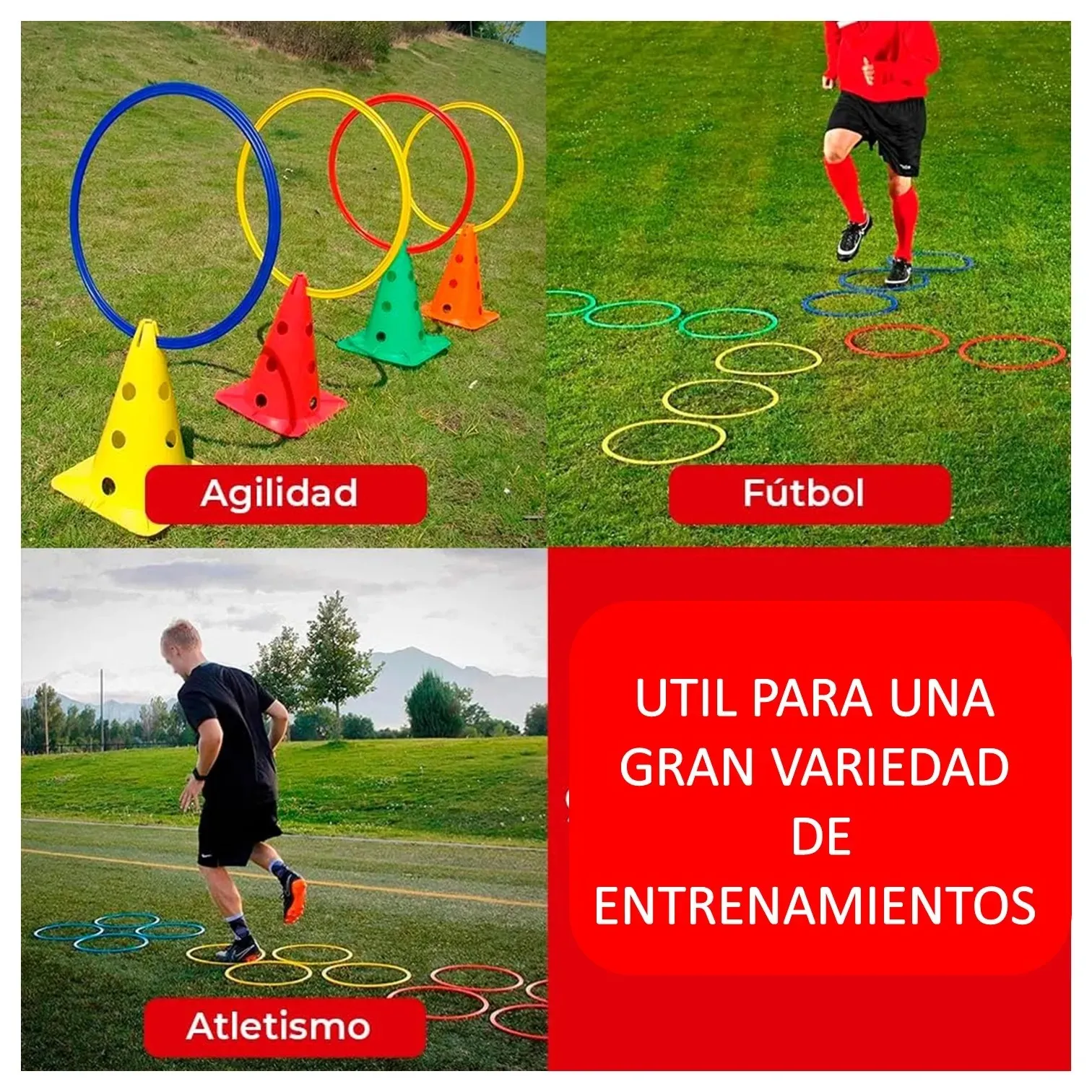 ARO PLANO DE ENTRENAMIENTO DEPORTIVO DE 30CM - 12 Unidades - Imagen 6