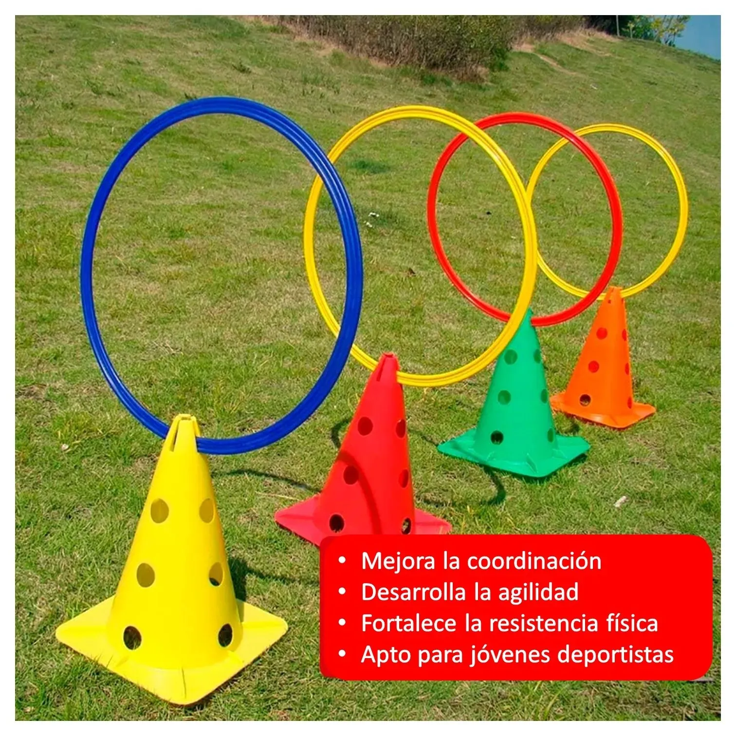 ARO PLANO DE ENTRENAMIENTO DEPORTIVO DE 30CM - 12 Unidades - Imagen 5