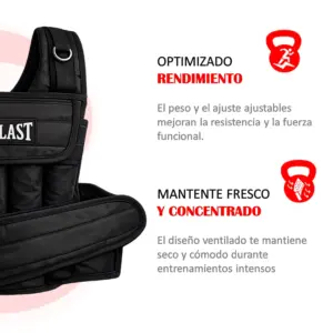 CHALECO LASTRE CON PESO 10Kg REGULABLE PARA CALISTENIA CROSSFIT GYM - Imagen 4