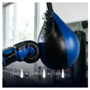 PERA DE BOXEO PUCHING BALL SPEEDBAG ENTRENAMIENTO - Imagen 9