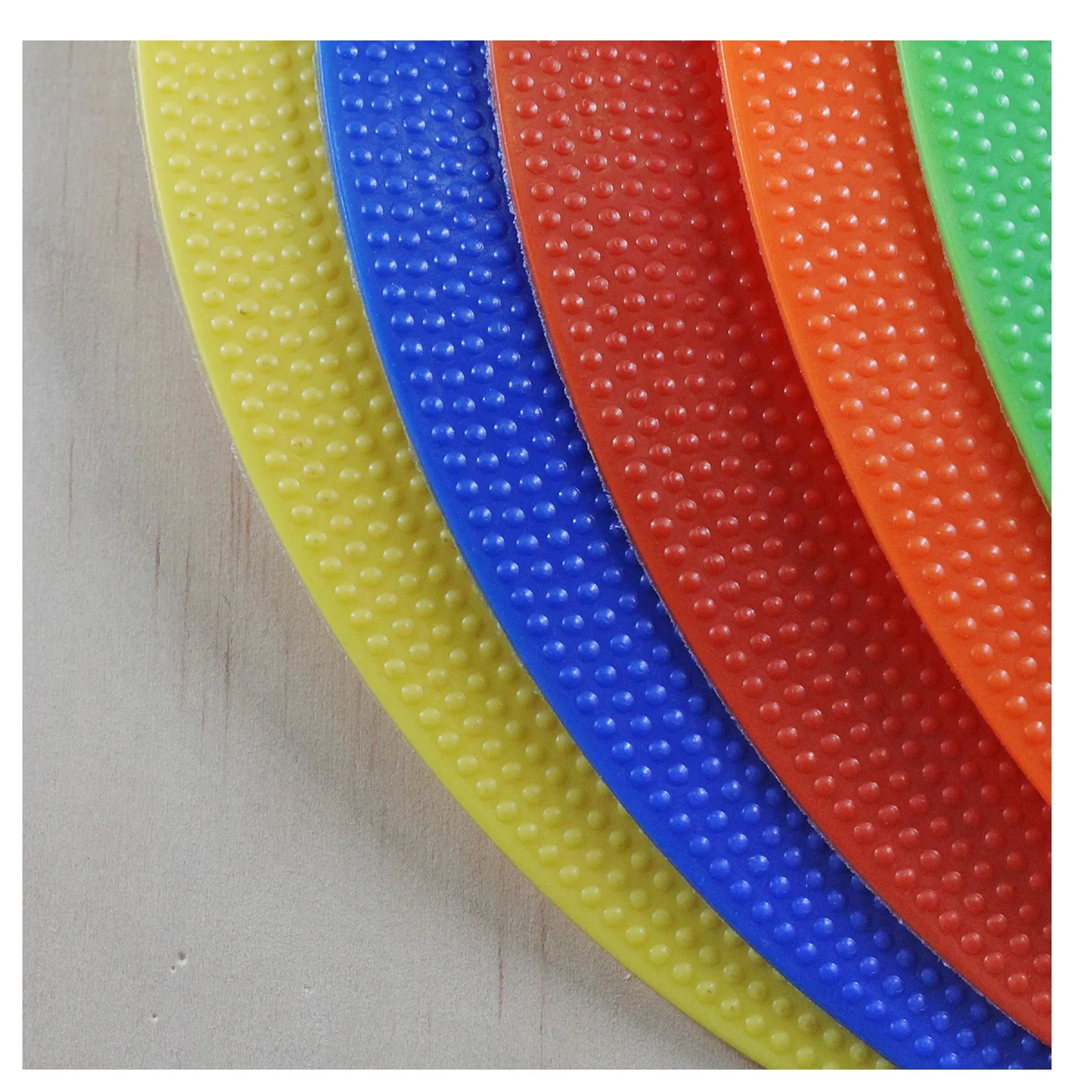 PLATILLOS PLANOS DISCOS DE PVC PARA ENTRENAMIENTO DEPORTIVO 12 UNIDADES - Imagen 7